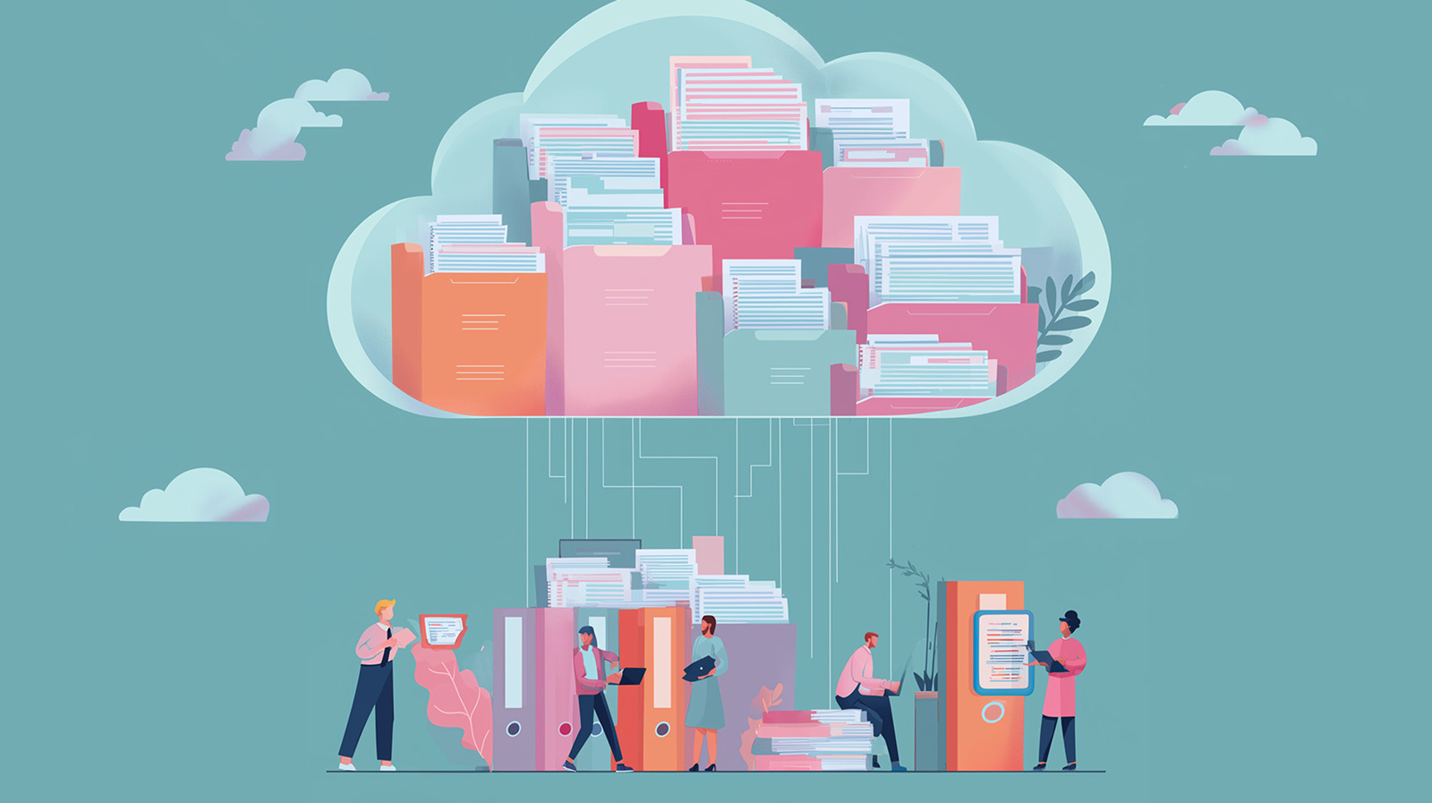 複数テナントの従業員に対して、まとめて情報共有したい